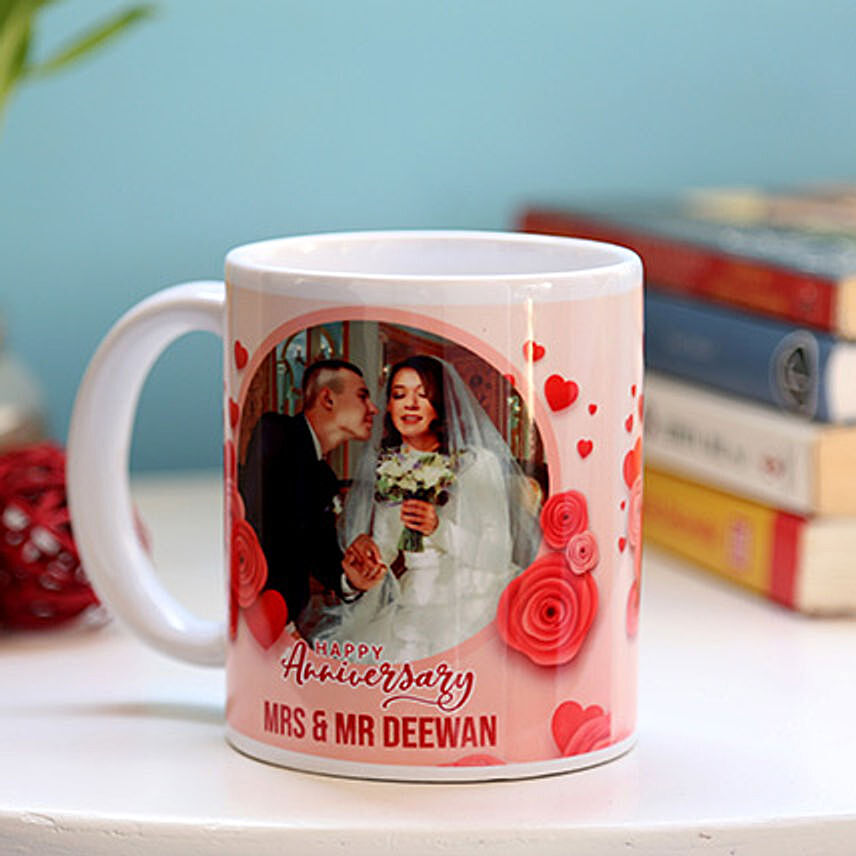 Personalised Anniversary Mug: Customized Gifts