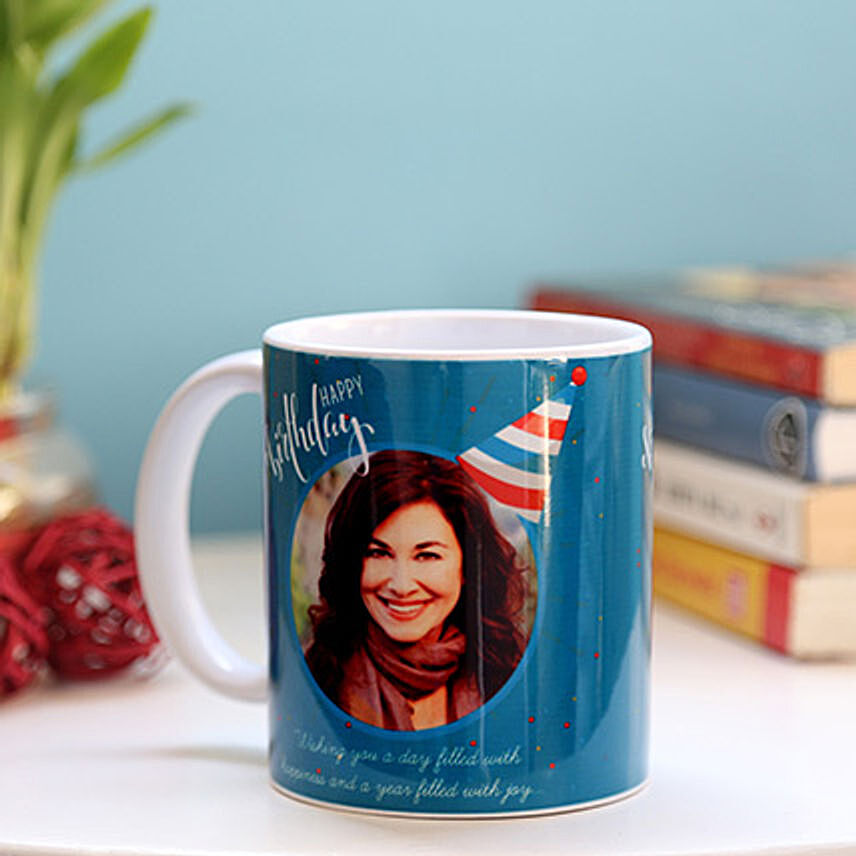 Personalised Birthday Cap Mug: Personalised Gifts for Girlfriend