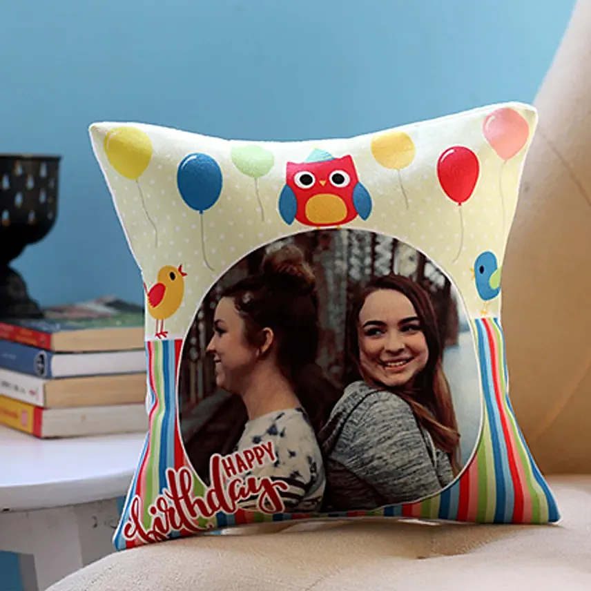 Personalised Colourful Birthday Cushion: Cushions 