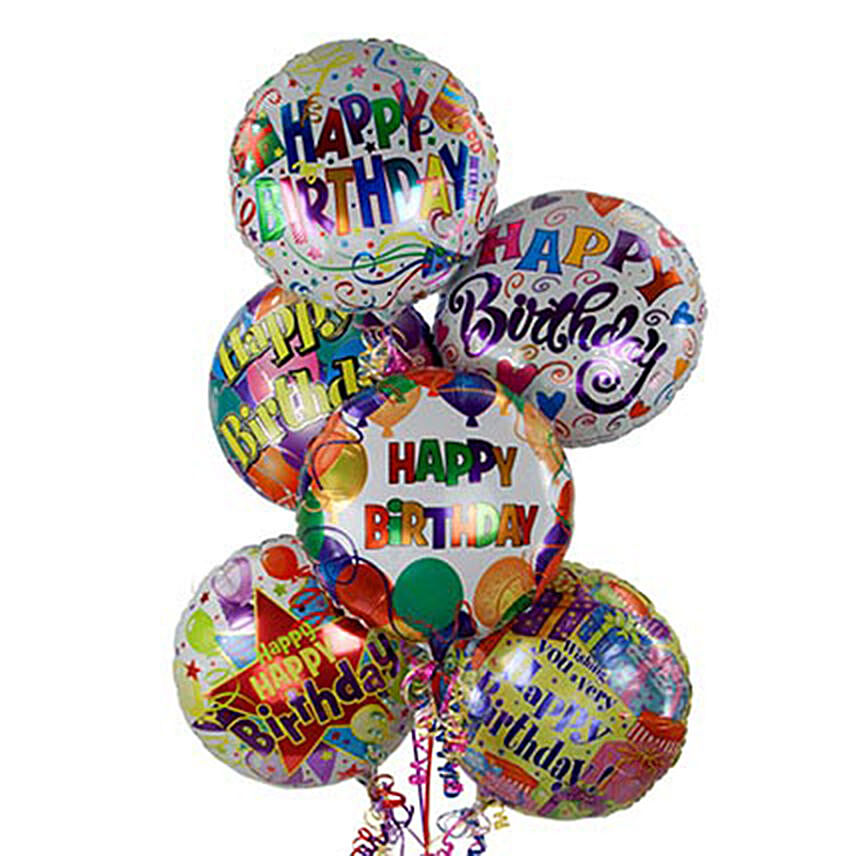 Happy Birthday Foil Balloons: Balloons Delivery Singapore