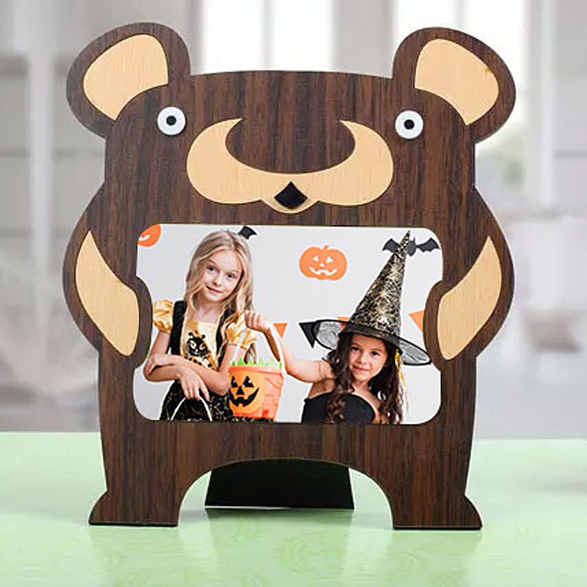 Bear Shaped Photo Frame: Halloween Gifts 