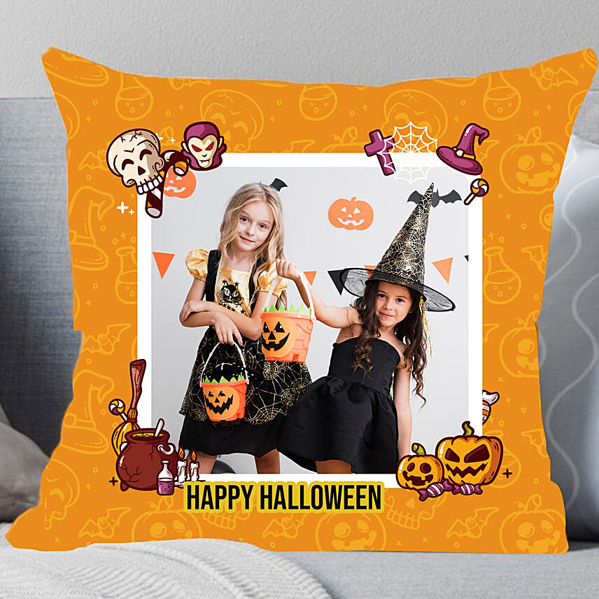 Halloween Mysterious Personalised Cushion: Halloween Gifts