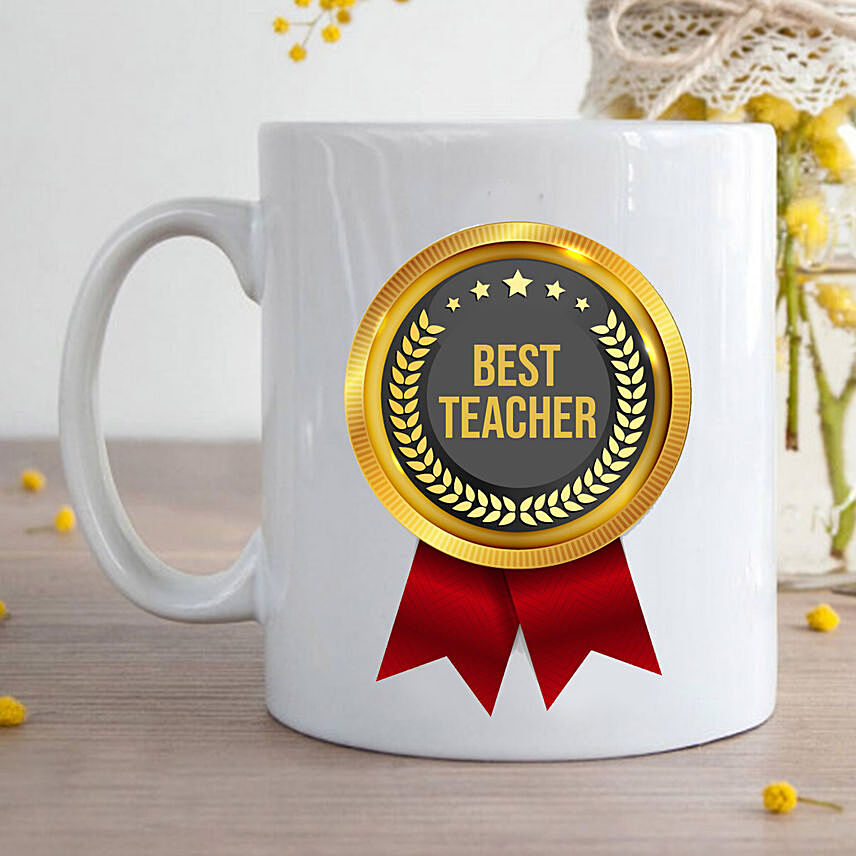 Best Teacher Tag Mug: Personalised Teachers Day Gifts