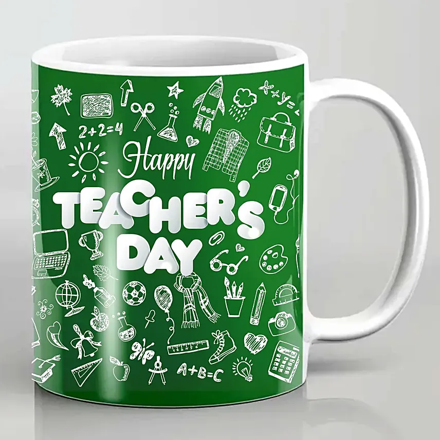 Happy Teachers Day Mug: Personalised Teachers Day Gifts