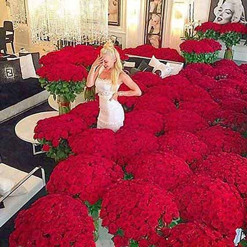 Extravagance Of Red Roses: 
