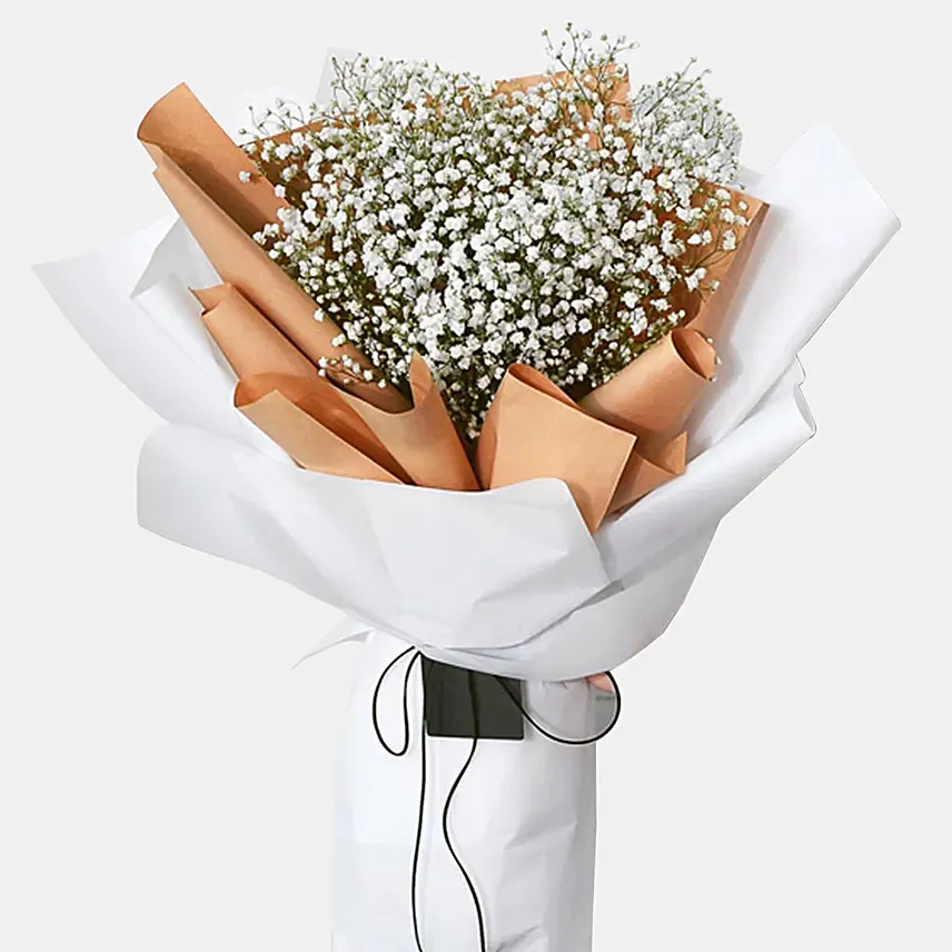 Happy Baby Breath Bouquet: Baby's Breath Flowers