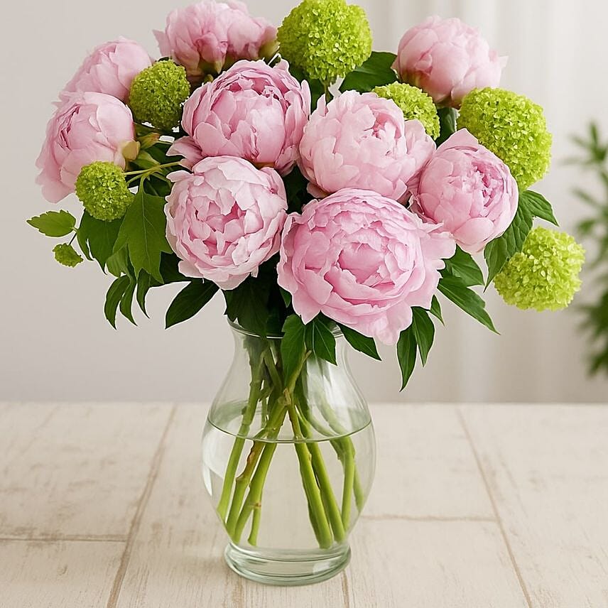Elegant Pink Beauty: Peony Bouquets