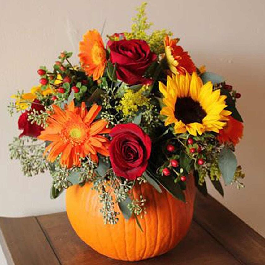 Fresh Breeze Floral Arrangement: Thanksgiving Gifts