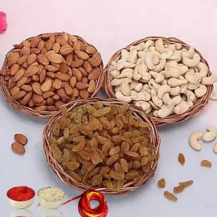 Sweetness Ever With Moli & Roli Chawal For Bhaidooj: Dry Fruits Hampers