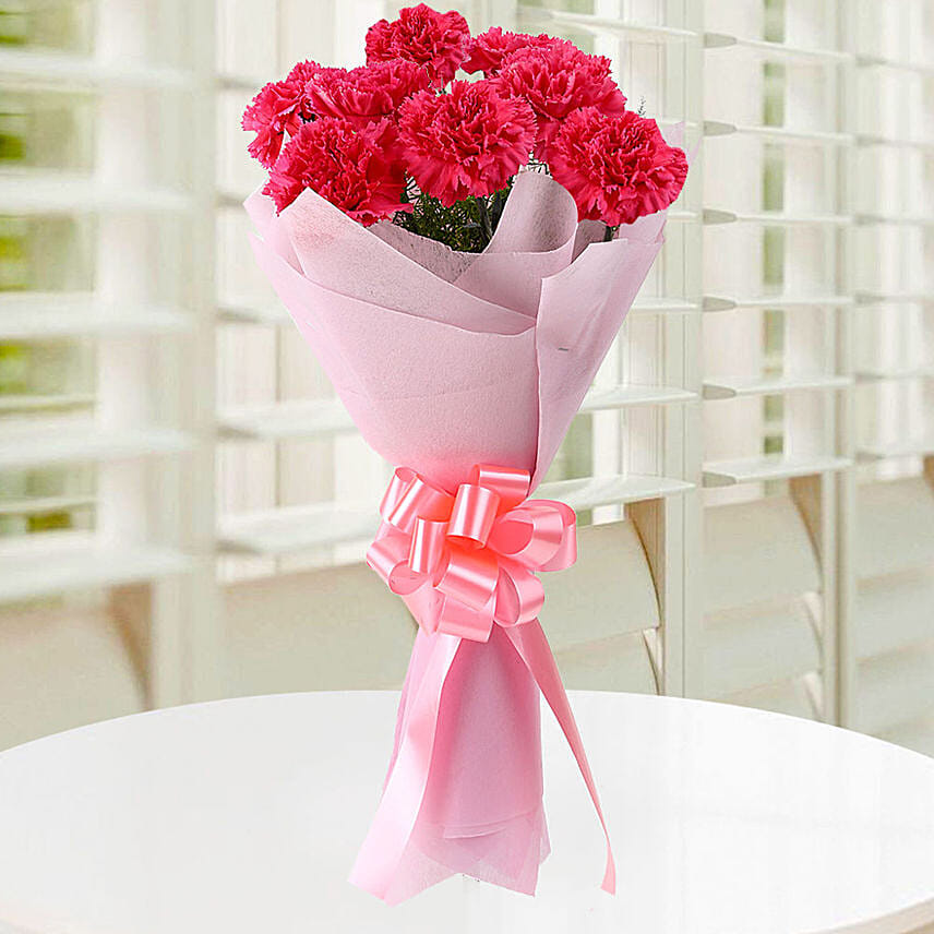 Beautiful Pink Carnations Bouquet: Carnations Arrangements 