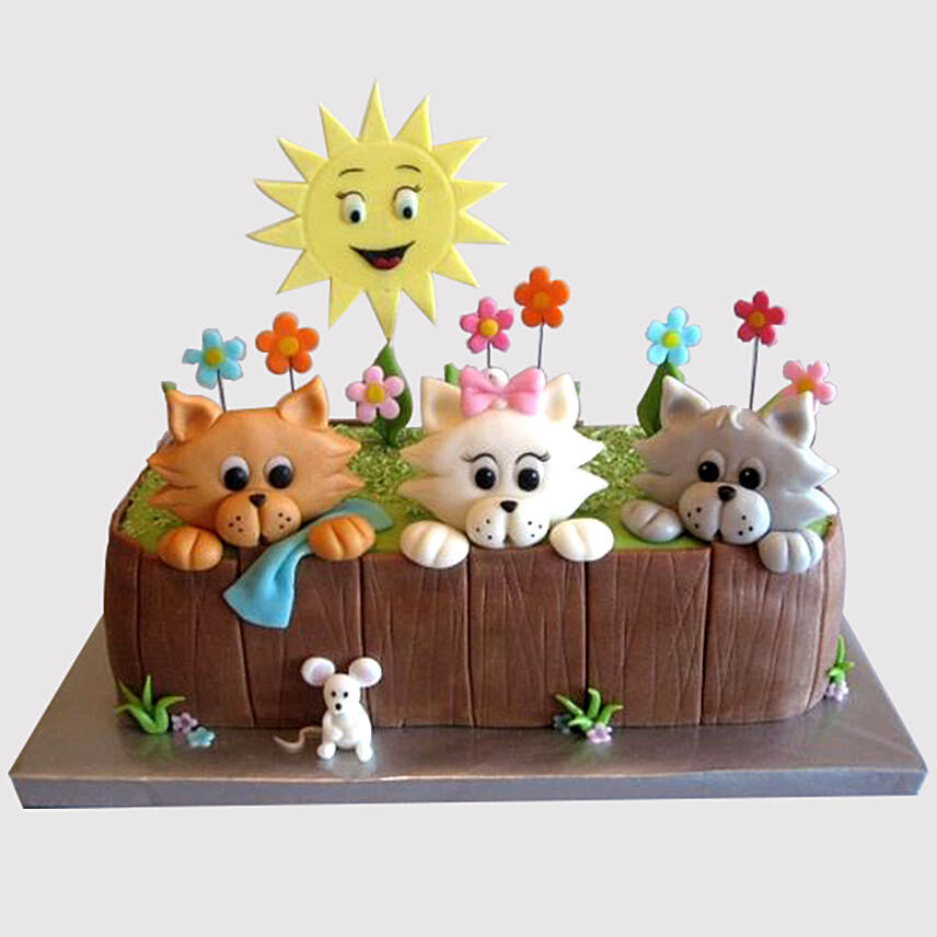Happy Pets Cake: Cartoon Cakes