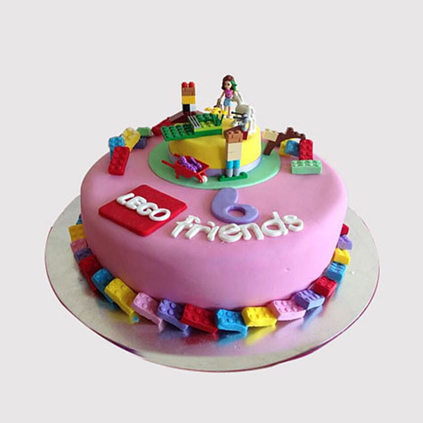 Lego Friends Themed Cake: Lego Cakes