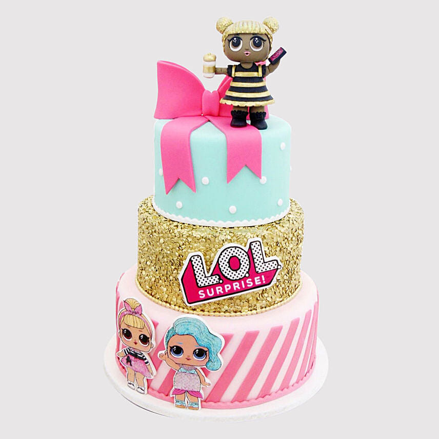Lol Surprise 3 Layered Cake: Lol Cakes 