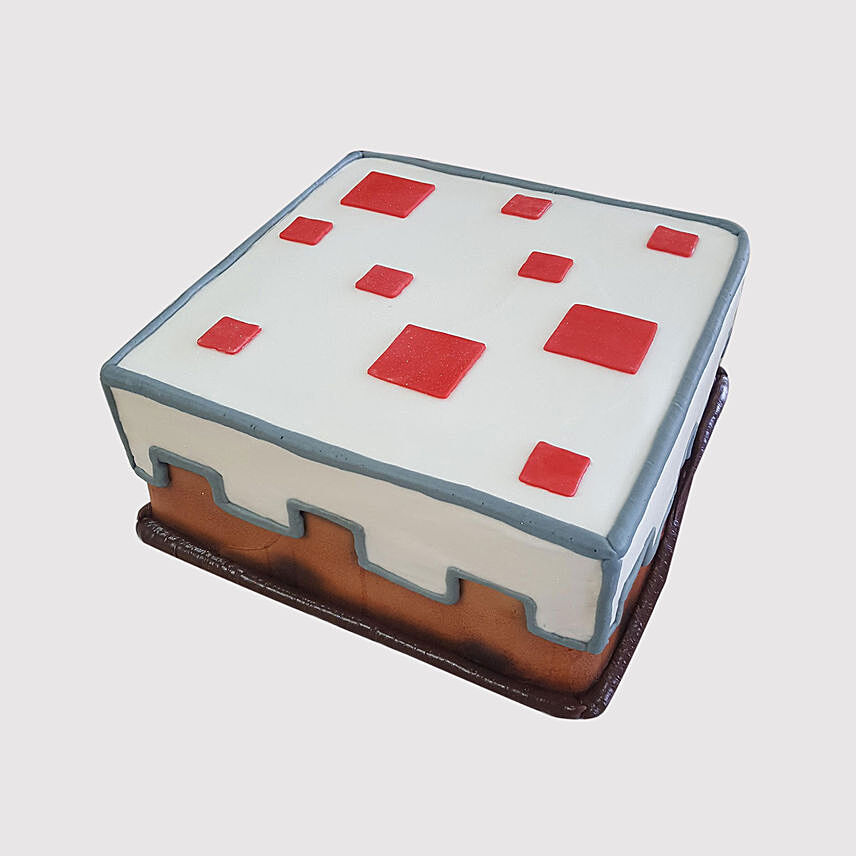 Minecraft Red Stones Cake: Minecraft Cakes Singapore