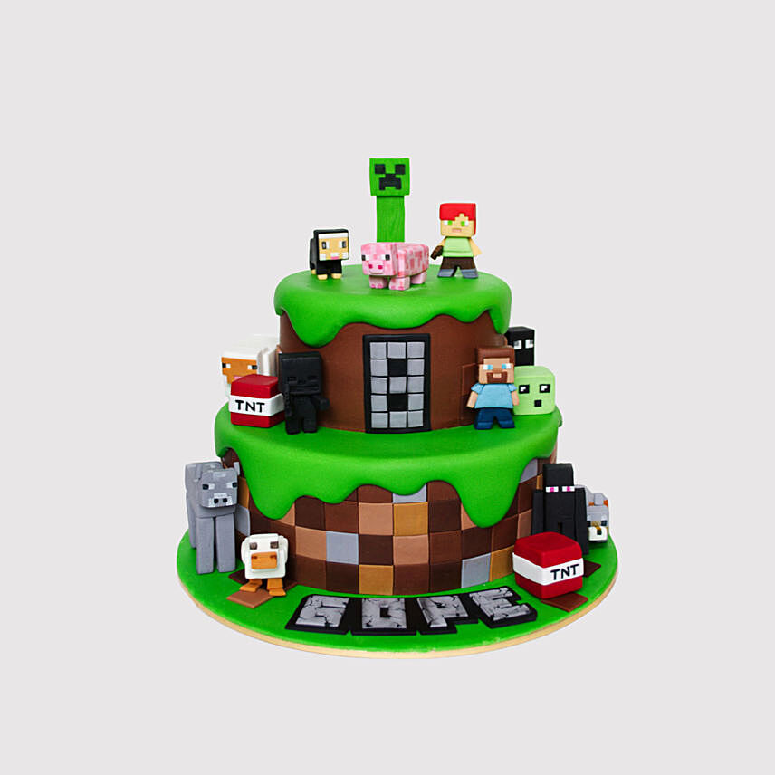 Minecraft World Cake: Minecraft Cakes