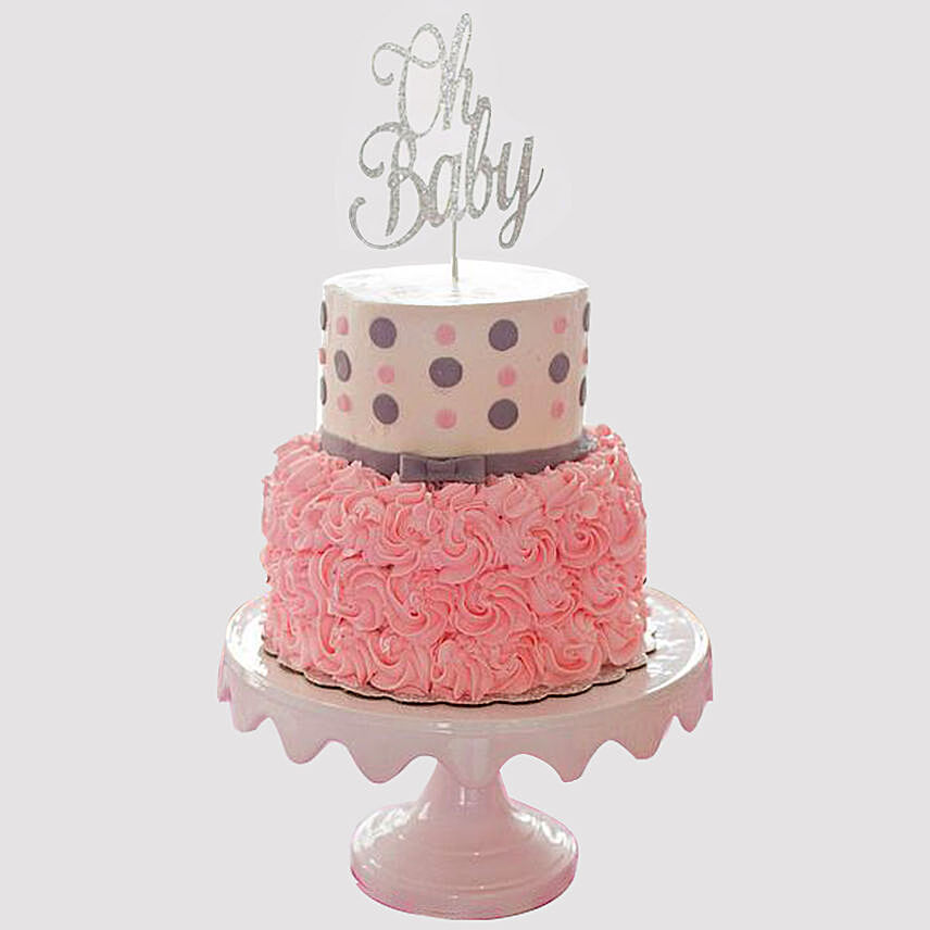Oh Baby Fondant Cake: Cute Baby Shower Cakes 