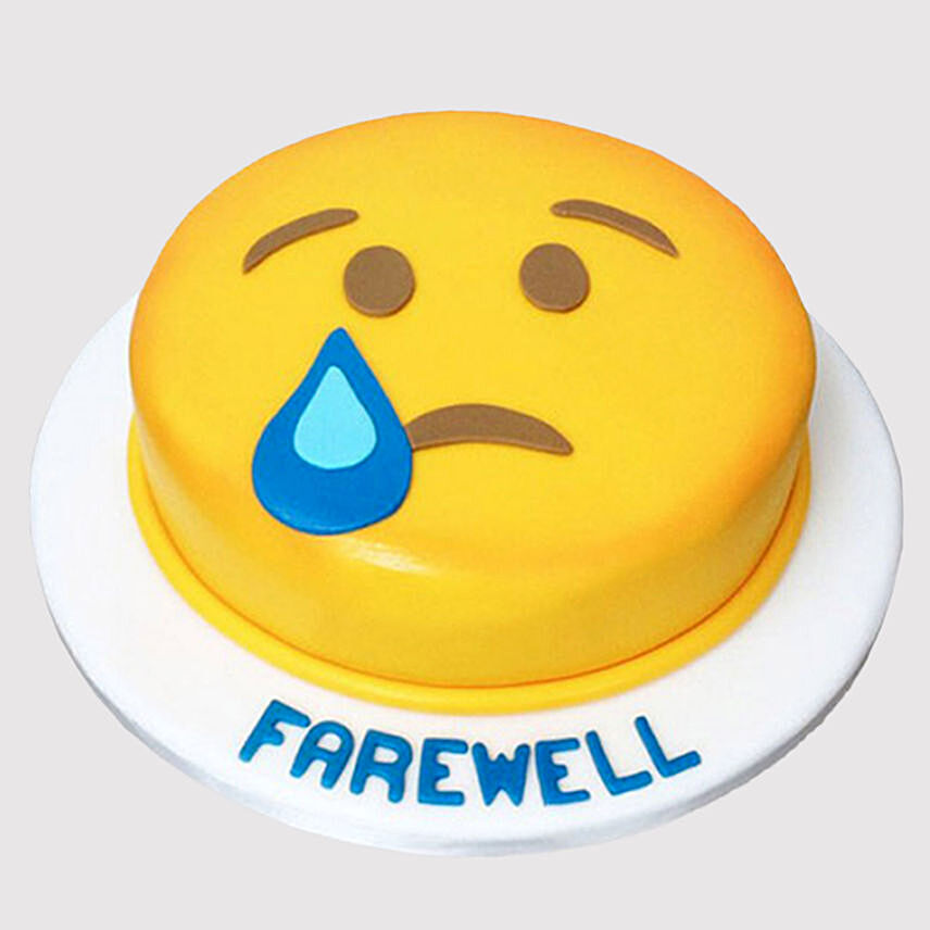 Sad Smiley Cake: Retirement Cakes