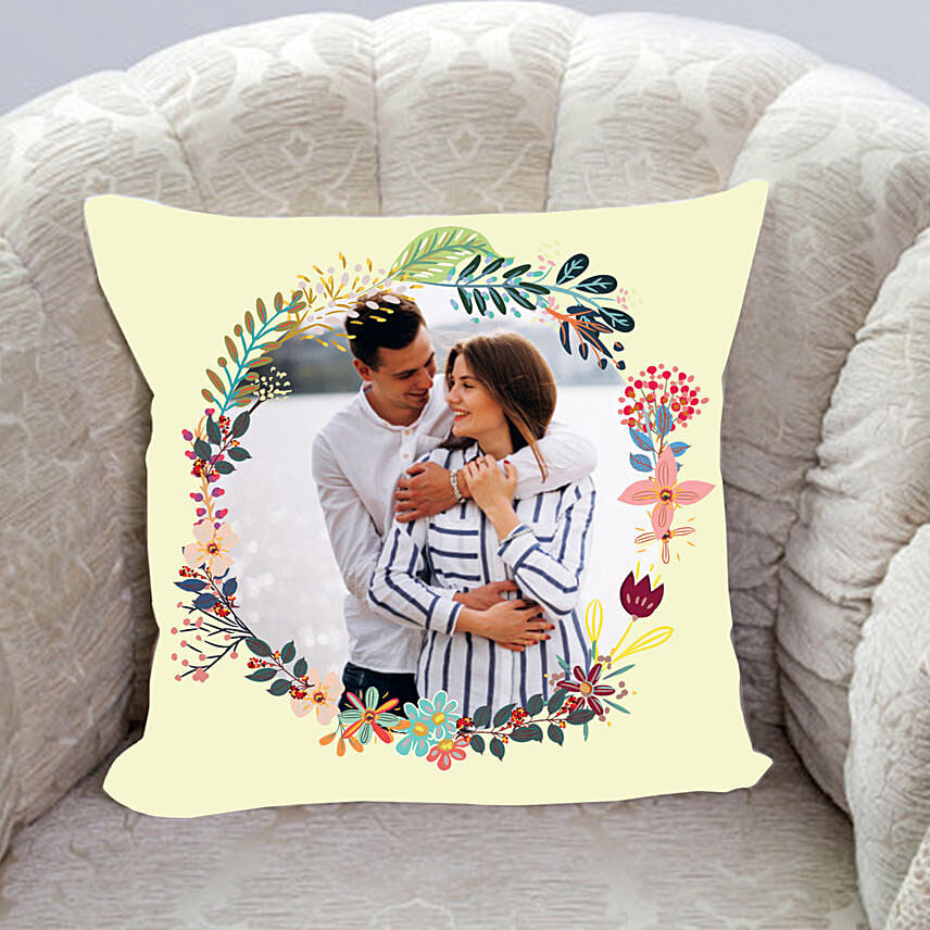 Moments To Remember Personalised Cushion: Customized Gifts