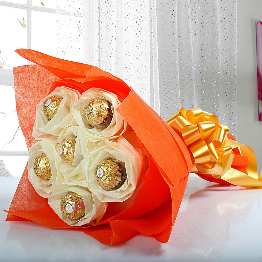 Ferrero Rocher Bouquet: Chocolates for Birthday