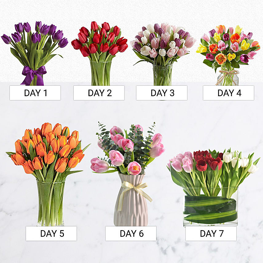 Beautiful Tulips Everyday: Orange Bouquets
