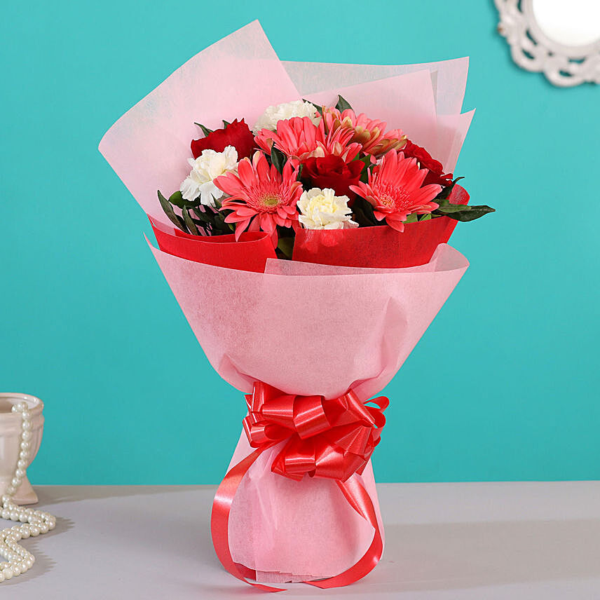Exotic Flowers Bouquet: Carnations Bouquets