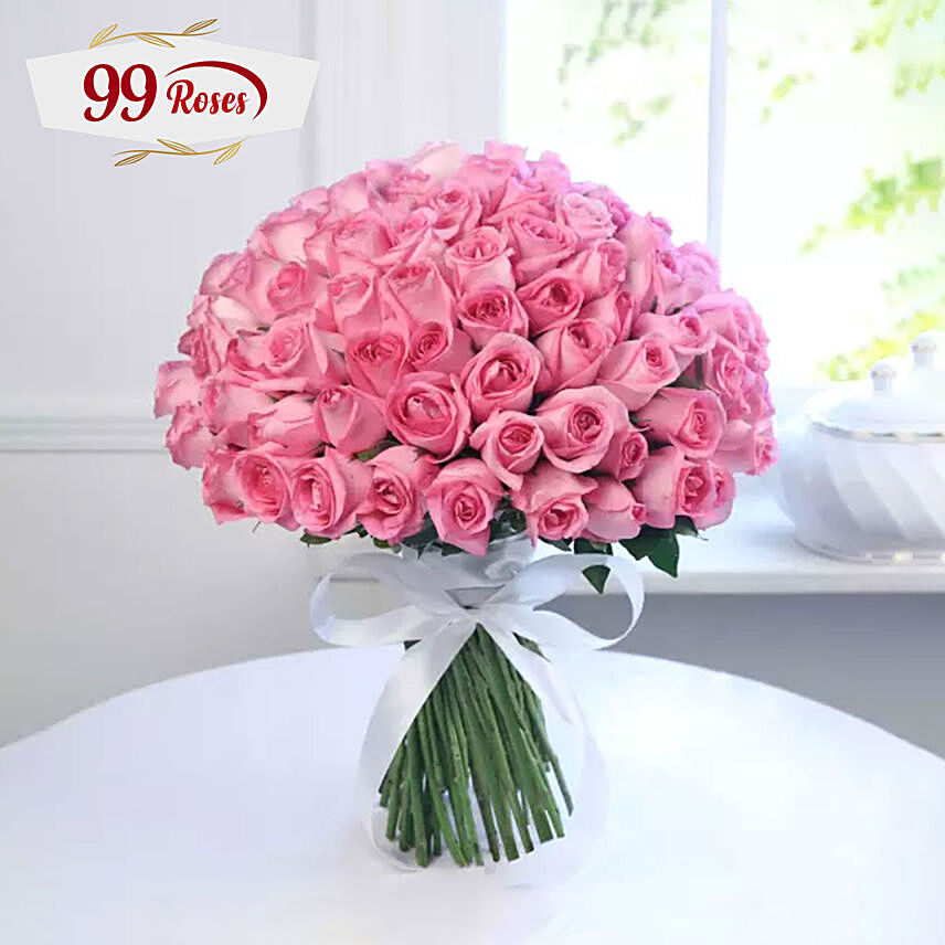 Pretty Roses Bouquet: 99 Roses