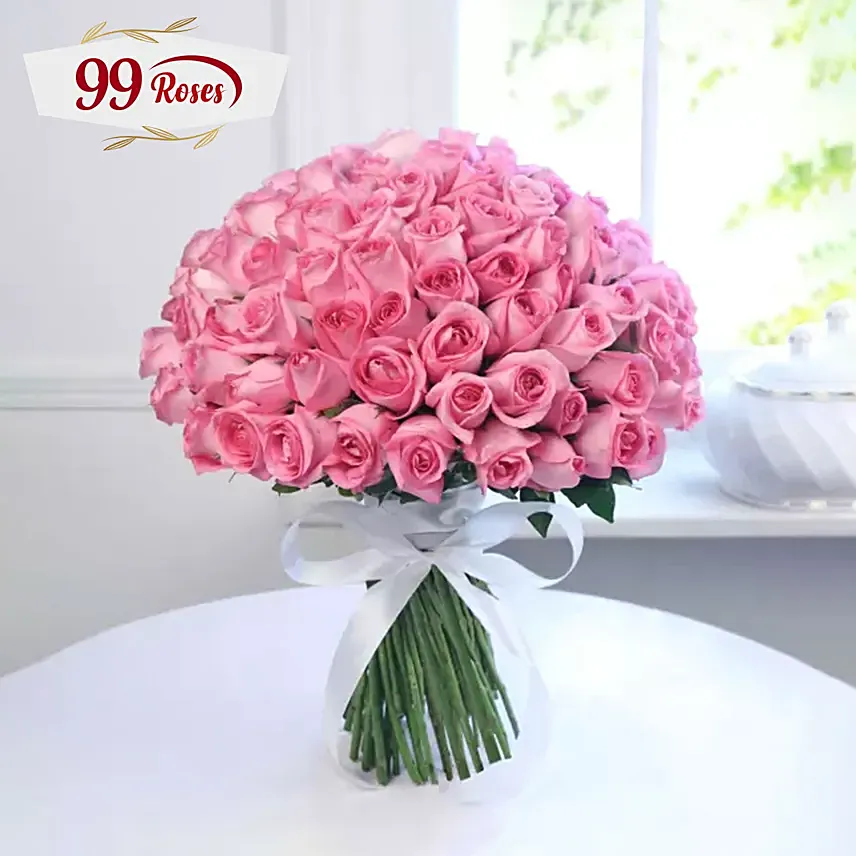 Pretty Roses Bouquet: 99 Roses