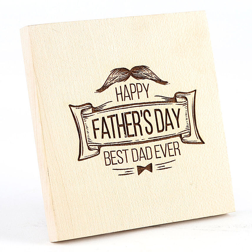 Happy Fathers Day Table Top: Personalised Engraved Gifts