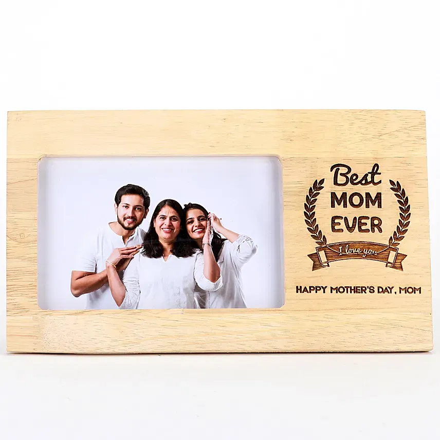 Best Mom Ever Photo Frame For Mothers Day: Engraved Keychains