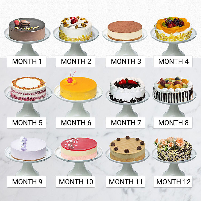 Delightful Cake Every Month: Cakes 