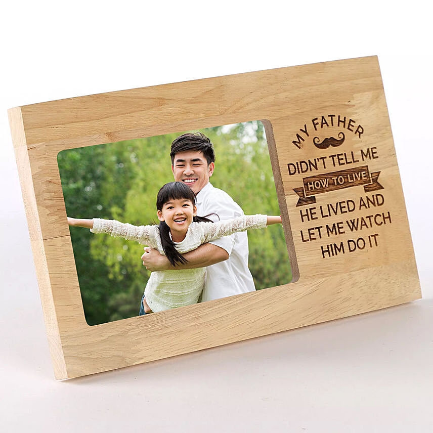Personalised Photo Frame For Dad: 