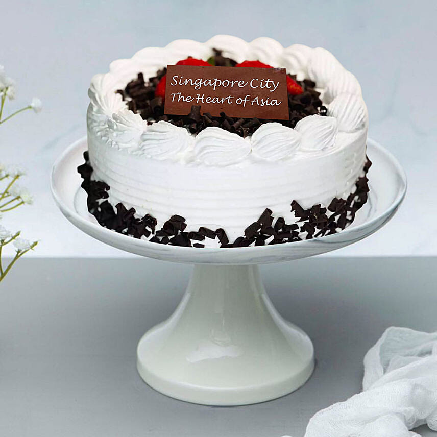 Black Forest Cake For National Day: National Day Theme Cakes