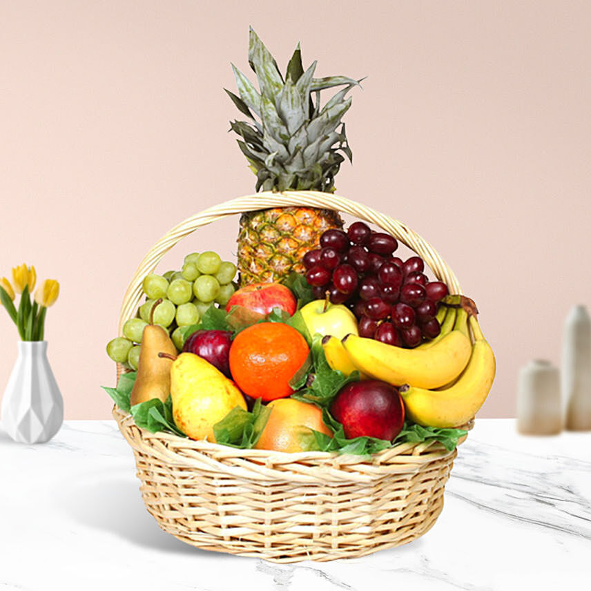 Healthy Fruit Basket: Halal Hampers Singapore  	