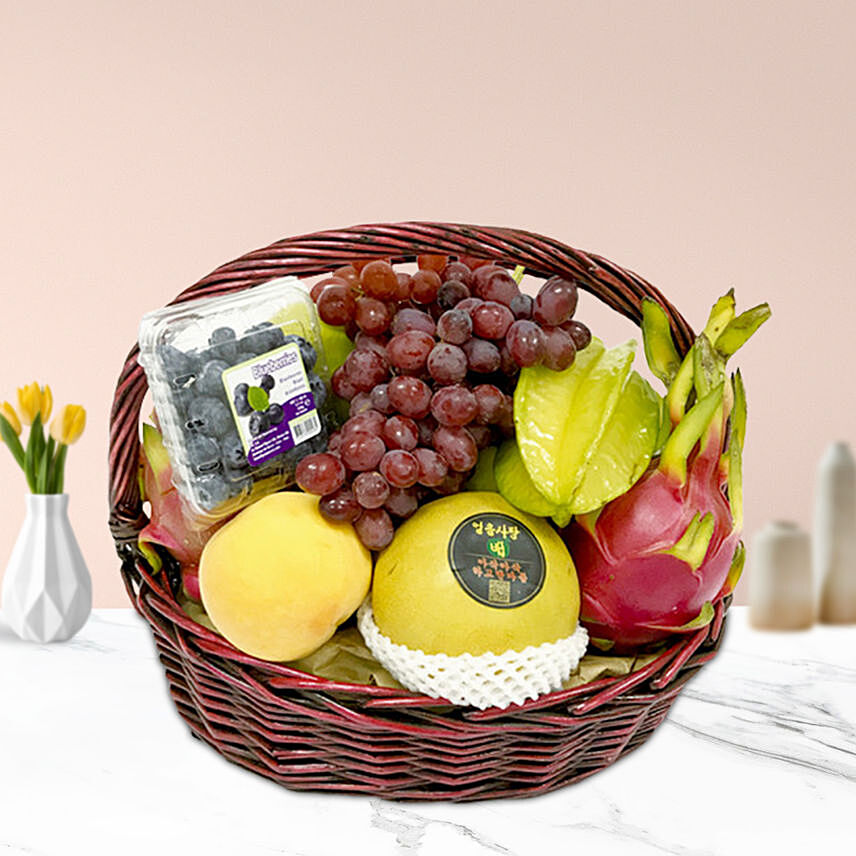 Fresh Fruit Gift Basket: Get Well Soon Hamper Singapore