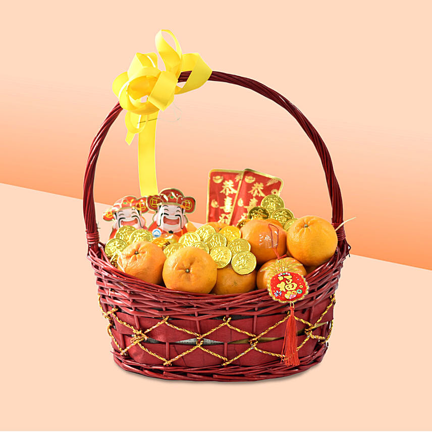 Chinese New Year Special Oranges Basket: Chinese New Year Gifts