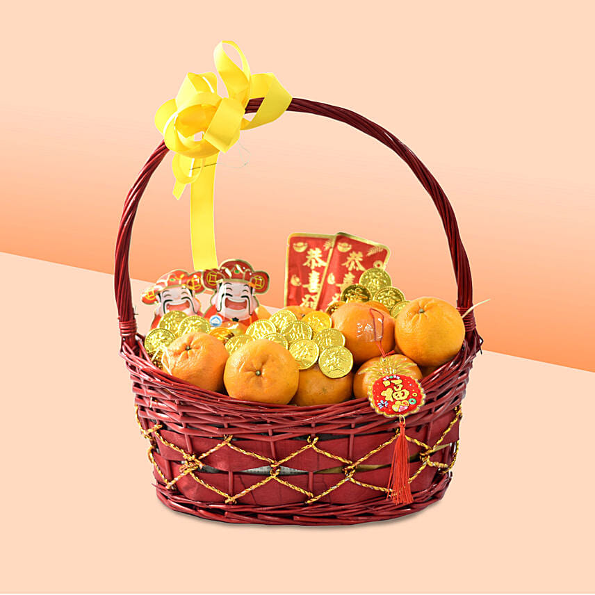 Chinese New Year Special Oranges Basket: Orange Gift Baskets