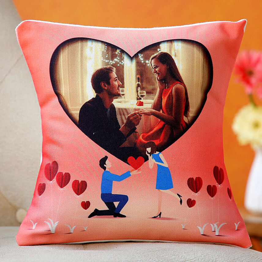 Personalised Full Of Love Cushion: Personalised Photo Cushions