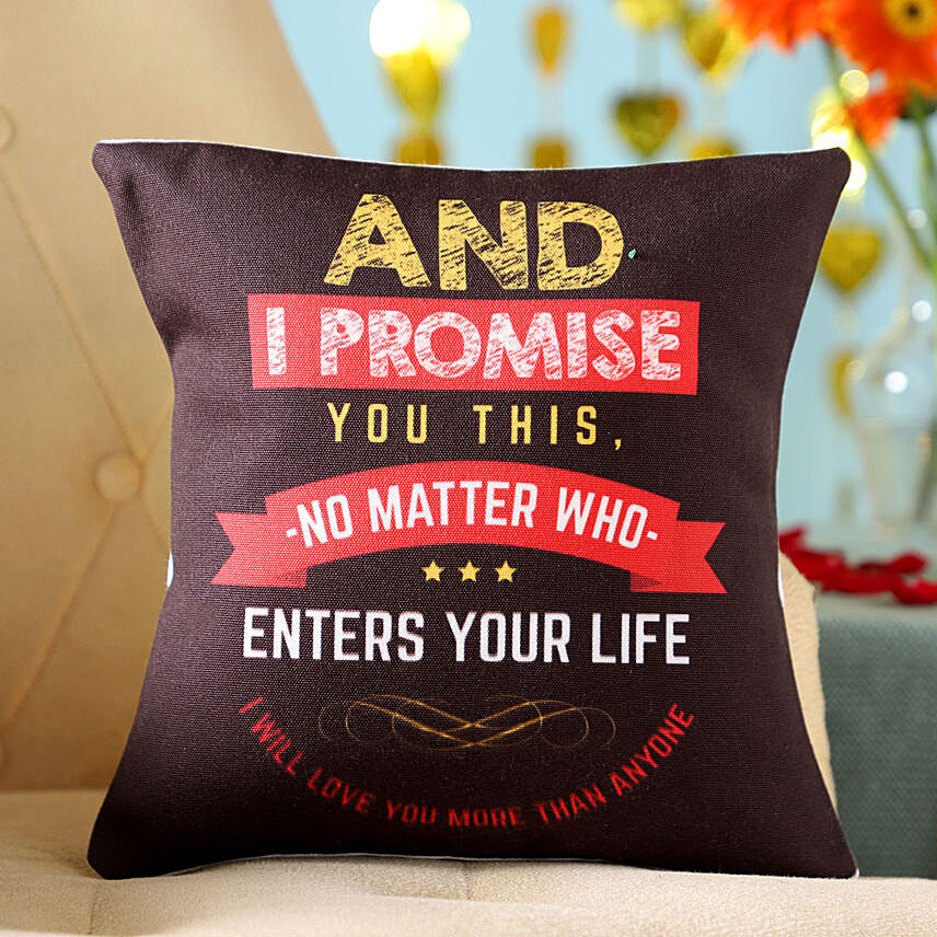 Promise To Love You Cushion: 