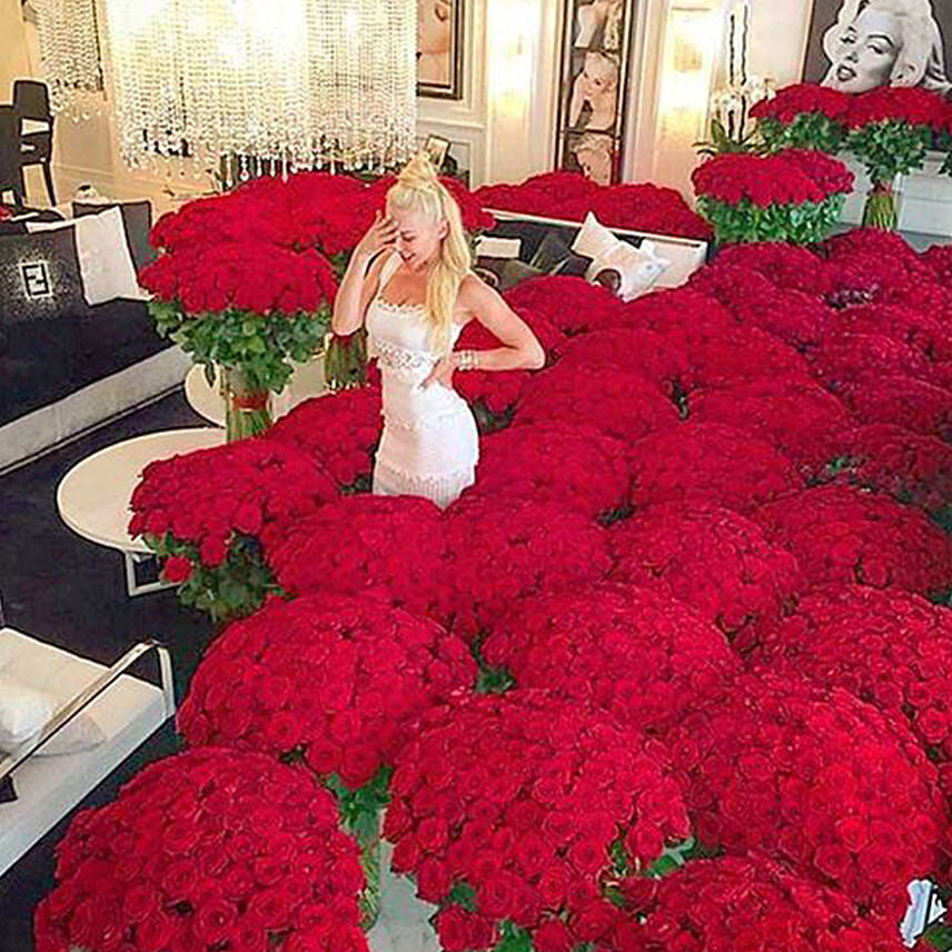2000 Roses for Valentines Day: Flower Arrangements