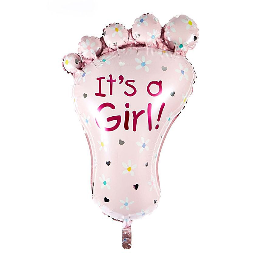 It's a Girl foot Balloon: Gifts Under 49 Dollars