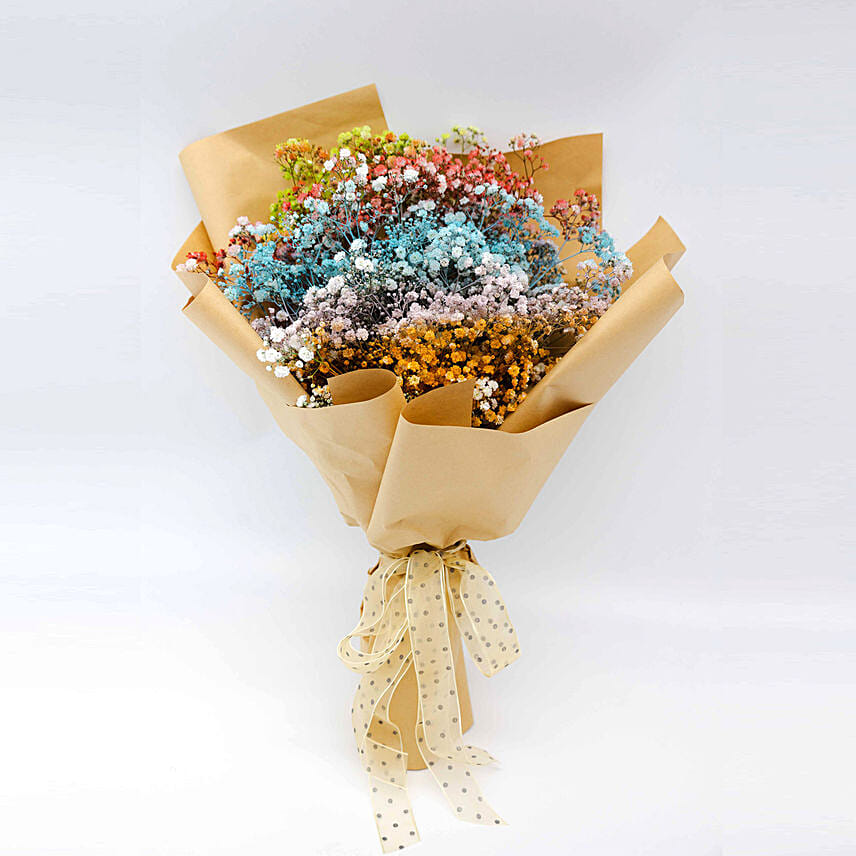 Delightful Baby Breath Bouquet: Birthday Bouquets