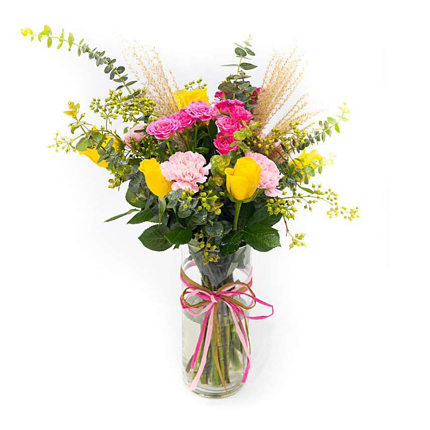 Alluring Mixed Flowers Bunch: Birthday Flower Arrangements