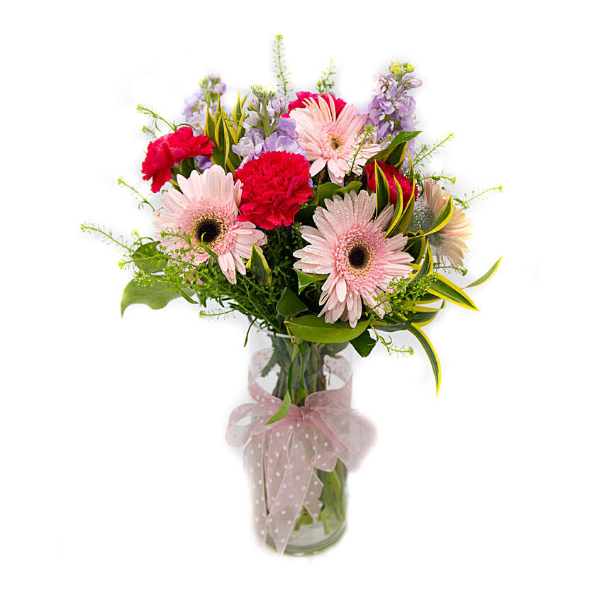 Blooming Mixed Flowers Bunch: Flower Arrangements For Birthday