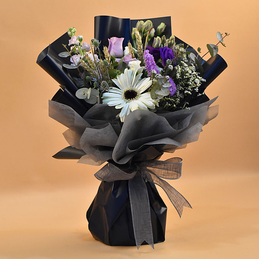 Magnificent Mixed Flowers Bouquet: Congratulations Flowers