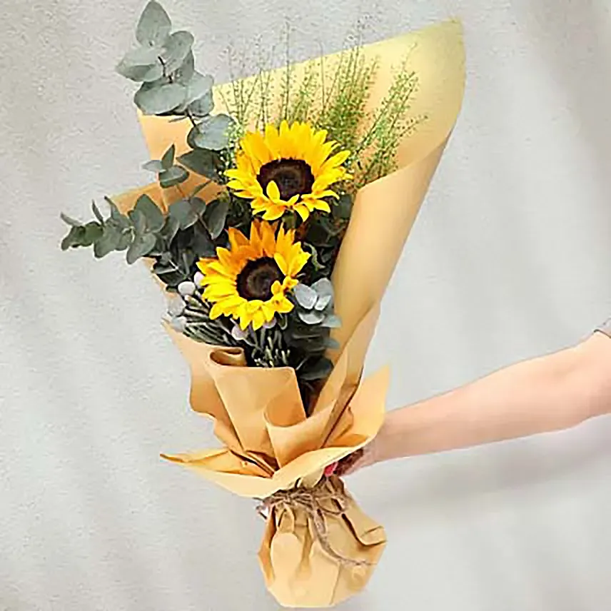 Bouquet Of Sunshine: Hand Bouquets