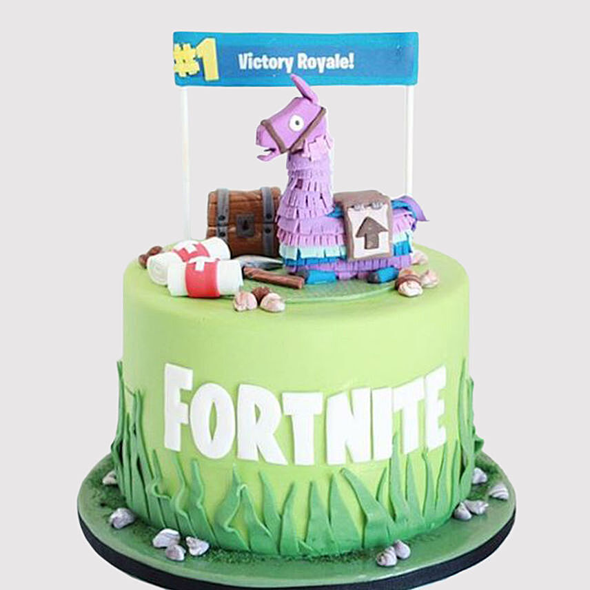 Fortnite Unicorn Floaties Cake: Birthday Fortnite Cakes
