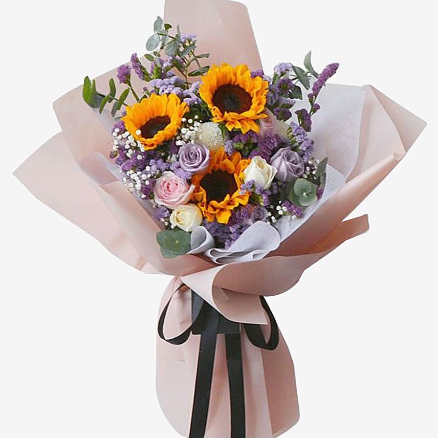 Happy Sunshine Bouquet: Punggol Flower Shop
