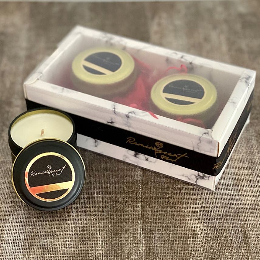 Travel With Me Soy Candle Tins Set Of 2: Home Accessories
