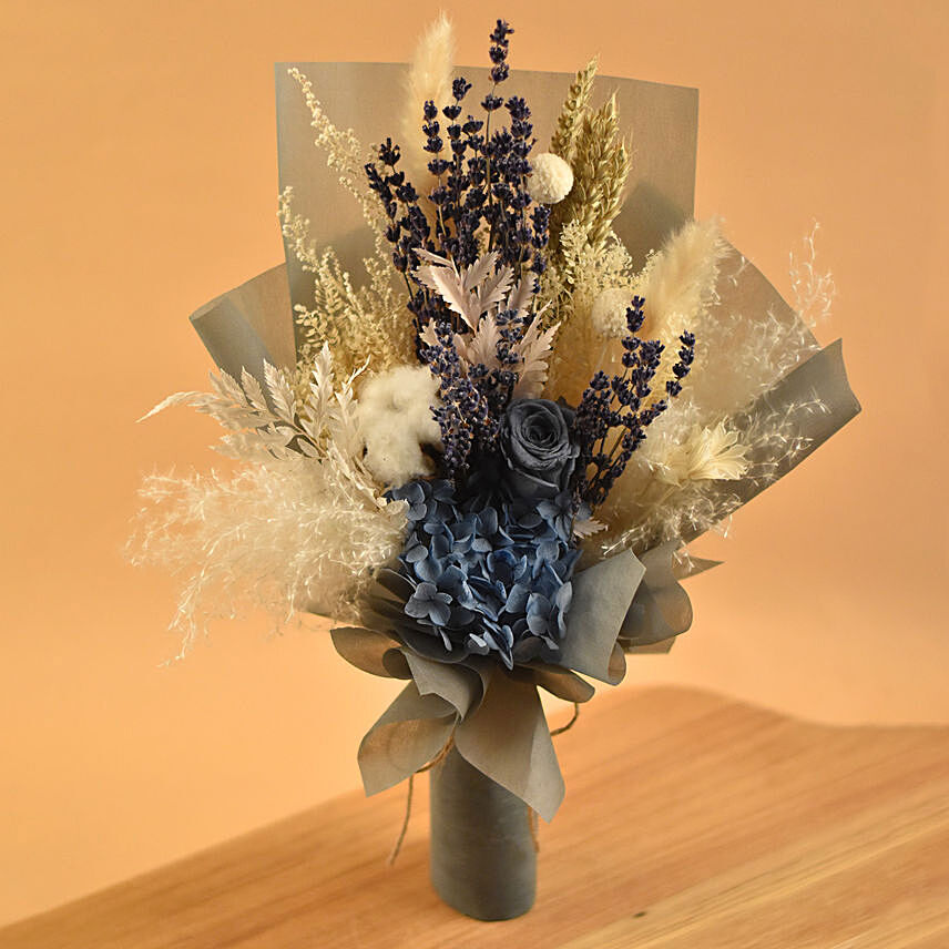 Premium Mixed Preserved Flowers Bouquet: Dried Bouquets Singapore