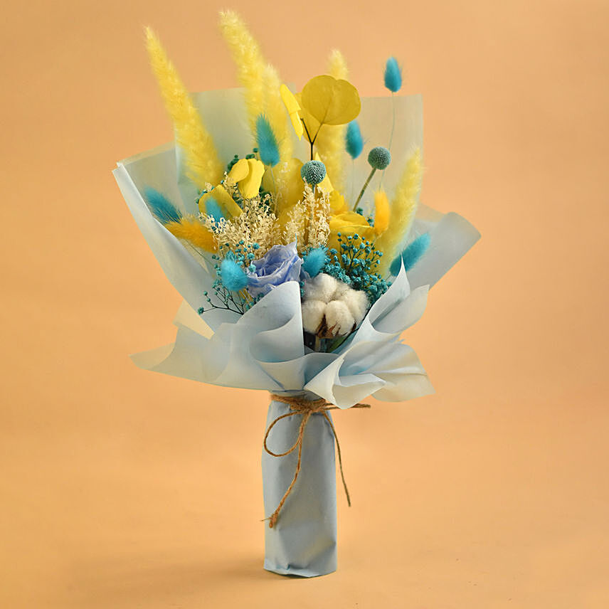 Beautiful Mixed Preserved Flowers Bouquet: Dried Bouquets Singapore